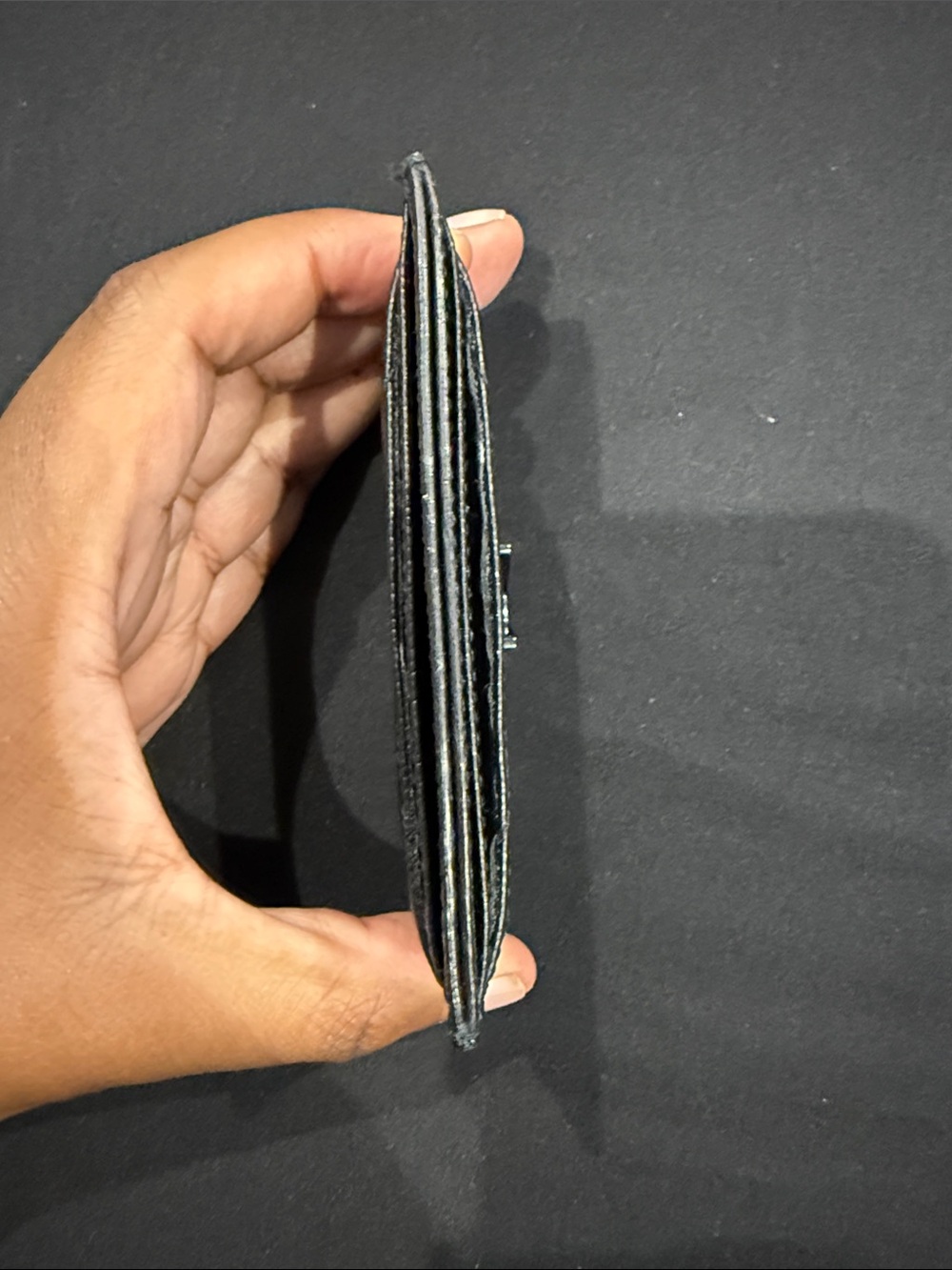 Saint Laurent Black YSL Quilted Card Holder - Picture 4 of 4